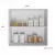 (Classe A) Armário de Cozinha Aéreo 80cm 2 Portas Unna Yescasa Branco - Casa Saldão