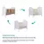 (Classe A) Berço Mini Cama 3 em 1 100% Mdf Maya Espresso Móveis Branco Brilho/Amêndoa - loja online
