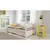 (Classe C) Bicama em Madeira Maciça/MDF American Branco