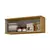 (Classe A) Armário Aéreo Modulado 1 Porta Basculante 80cm Verace Espresso Móveis Marrocos/Off White - Casa Saldão