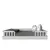 Imagem do (Classe C) Cama Infantil Montessoriana Solteiro Cori Yescasa Branco/Cinza Cristal
