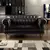 (Classe A) Namoradeira Chest 2 Lugares Elisabeth Courano 150cm Preto