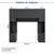 (Classe A) Guarda-roupa Modulado 7 Portas 4 Peças Hera Cabecasa Madeiramadeira Preto/Cinza - comprar online