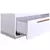 (Classe A) Cômoda para Quarto Infantil 3 Gavetas Wave Branco - loja online