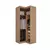 (Classe A) Guarda Roupa de Canto Reto Modular com 3 Prateleiras 2 Gavetas Hera CabeCasa MadeiraMadeira Louro/Branco Gead