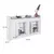 (Classe A) Cama Solteiro Juvenil Articulável Horizontal 80 Hanover Branco