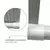 (Classe A) Box Para Banheiro de PVC 130x185cm Sanfonado Frontal BCF Branco - loja online