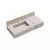 (Classe A) Bancada em Porcelanato 100cm com Cuba Esculpida Ripy Travertino - comprar online