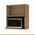 (Classe A) Cozinha Modulada 4 Peças Ripado 100% Mdf Rainha Branco/Nature na internet