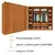 Imagem do (Classe A) Guarda Roupa Casal 6 Portas Ripado 4 Gavetas 244cm Nova York com Espelho Espresso Móveis Cinamomo