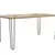 (Classe A) Mesa para Sala de Jantar 6 Lugares Retangular Estilo Industrial MDP Hairpin Preto/Amadeirado na internet