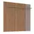 (Classe A) Painel para Tv 65 Polegadas 153cm Galla Mel/Fendi - comprar online