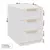 (Classe A) Mesa de Cabeceira 3 Gavetas Jade CabeCasa MadeiraMadeira Branco