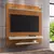 (Classe A) Painel Leme Tv até 60 Polegadas Pintura Ripado Bechara Off White
