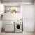 (Classe A) Porta de Alumínio Laminada 210x60cm Soft Plus MGM Branco Neutro