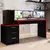 (Classe A) Mesa Gamer Escrivaninha 3 Gavetas DRX5000 Preto