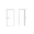 (Classe A) Kit Porta de Madeira 210x72cm Batente 14cm Lisa Primer Uniportas  Branco - loja online