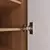 (Classe A) Guarda Roupa Modulado 1 Porta com Espelho 6 Prateleiras Hera CabeCasa MadeiraMadeira Louro/Branco Geada - Casa Saldão