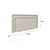 (Classe C) Cabeceira Casal Estofada para Cama Box com Tachas 140x60cm Reta Luxo Dupla Off White/Fumê na internet