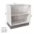 (Classe A) Balcão 2 Portas 80cm sem Tampo Arizona Branco/Cinza Claro na internet