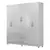 (Classe A) Guarda Roupa Casal 6 Portas 3 Gavetas Toledo Espresso Móveis Branco - comprar online