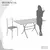 (Classe A) Conjunto Sala de Jantar Mesa Retangular 140x75cm Tampo Madeira Mdp 6 Cadeiras Rio Creme / Branco - loja online