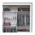 (Classe A) Guarda-Roupa Casal 4 Espelhos 3 Portas de Correr 4 Gavetas Max Premium Espresso Móveis Branco - Casa Saldão