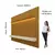 (Classe A) Painel para TV até 85 Polegadas Ripado com LED Nobre 230cm Naturale/Off White - Casa Saldão