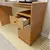 (Classe C) Escrivaninha 120cm 1 Porta 1 Gaveta 100% MDF Madrid Naturalle - loja online
