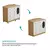(Classe A) Cômoda de Bebê 120,30cm 1 Porta com Janela e 4 Gavetas 100% Mdf Maya Provençal Espresso Móveis Branco Brilho/ - loja online