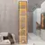 (Classe A) Cristaleira 1 Porta Reflecta com Espelho Luminare 100% Mdf Naturale