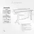 (Classe A) Aparador com Vidro 120x40cm Slim Off White na internet