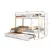 (Classe A) Treliche Juvenil Solteiro e Casal Family Soft Madeira e Mdf casatema Branco/Natural