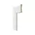 (Classe A) Guarnição de MDF 7cm x 15mm x 2,40m Liso Resistente a Umidade Moldufama 700 Branco