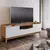 (Classe A) Rack Ravena 1.6 Cedro Branco 2 Portas Casa D Móveis Cedro/Branco