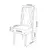 (Classe A) Conjunto de Sala de Jantar Retangular Pipa com 8 Cadeiras Madeira Maciça Vegas Mel/Marfim/Off White - Casa Saldão