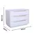 (Classe A) Cômoda para Quarto Infantil 3 Gavetas Wave Branco na internet