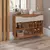 (Classe A) Aparador Bar Grace 2 Gavetas Cedro Off White Casa D Móveis off white