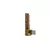 (Classe C) Módulo Lateral 1 Porta 3 Prateleiras Ouro Preto Nature/Off White - comprar online