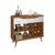 (Classe A) Aparador Bar Grace 2 Gavetas Cedro Branco Casa D Móveis branco - comprar online