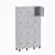 (Classe A) Armário Locker Guarda Volume Aço Light 3v 12 Portas Gr303/12 Cinza - comprar online