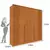 (Classe A) Guarda Roupa Casal 6 Portas Ripado 4 Gavetas 244cm Nova York com Espelho Espresso Móveis Cinamomo - comprar online
