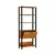 (Classe A) Estante para Livros 1 Porta 185cmx72cm E95 Freijó/Preto Fosco - comprar online