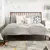 (Classe C) Cama de Casal/Queen Lunna Madeira Maciça Walnut - comprar online