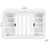 (Classe A) Janela de Aço de Correr 100x100cm 4 Folhas com Grade Minas Sul MGM Branco - comprar online
