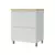 (Classe A) Balcão 1 Porta Basculante 1 Gaveta 70Cm 100% Mdf Rainha Branco/Nature - comprar online