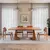 (Classe A) Mesa de Jantar Retangular 8 Lugares 240x110cm Paineira Champanhe - comprar online