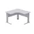 (Classe A) Mesa Estação de Trabalho em L 140x140cm ETP1414 Maxxi Cinza - comprar online