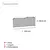 (Classe C) Painel Divisor Para Estacao De Trabalho P150X50 Noce Naturalle /Preto - comprar online