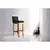 (Classe A) Kit 2 Banquetas Altas em Madeira Maciça Florença Pinhão/Preto - Casa Saldão